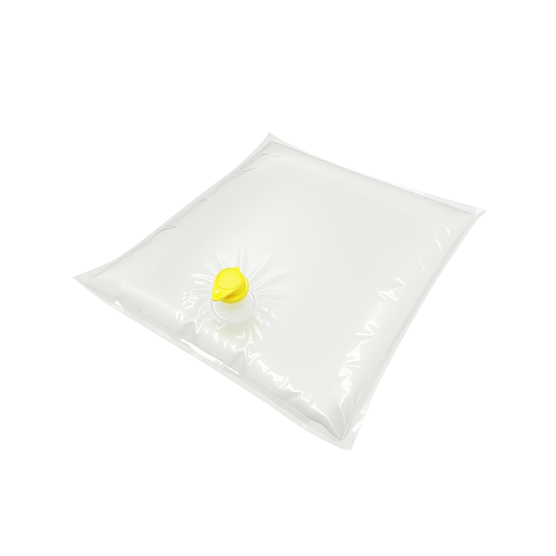 Прозрачный нагрудник для пальмового масла Flexibag с утиным клапаном